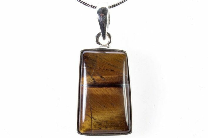 Tiger's Eye Pendant (Necklace) - Sterling Silver #321570
